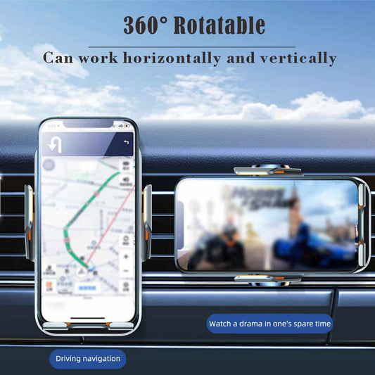 15W Qi Wireless Car Mount & Charger